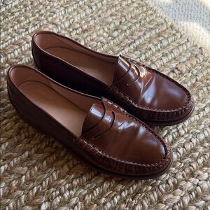 J Crew Women’s Brown Penny Loafer 7 1/2